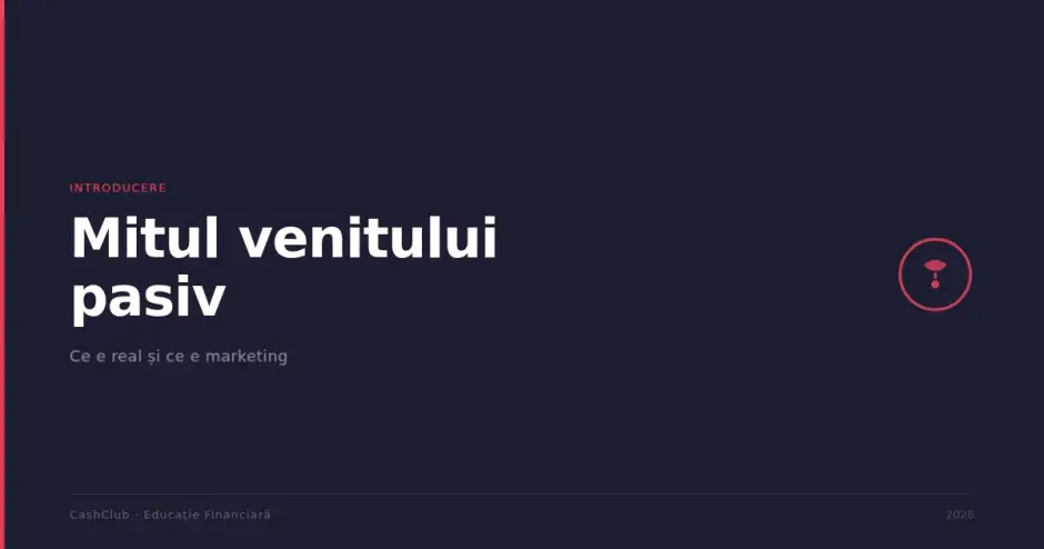 10 metode de venit pasiv accesibile românilor în 2026 - Imagine 1