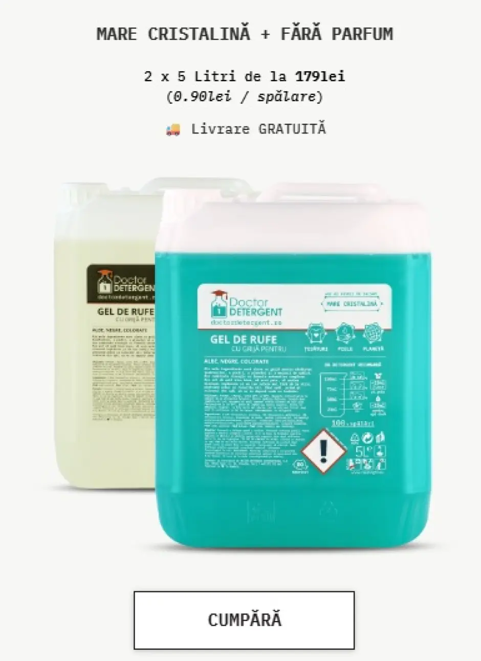 Doctor Detergent: detergentul românesc pentru familii care vor rufe curate, piele protejată și cumpărături mai inteligente - Imagine 10